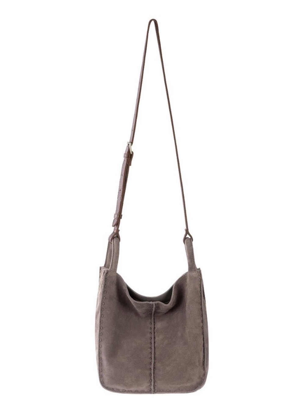 The Sak Los Feliz Slouchy Crossbody Bag MUSHROOM NEW